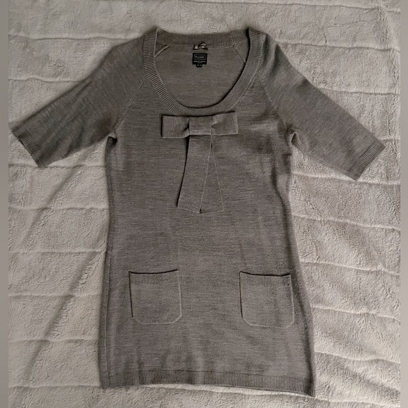Grey retro-inspired sweaterdress - Picture 1 of 2